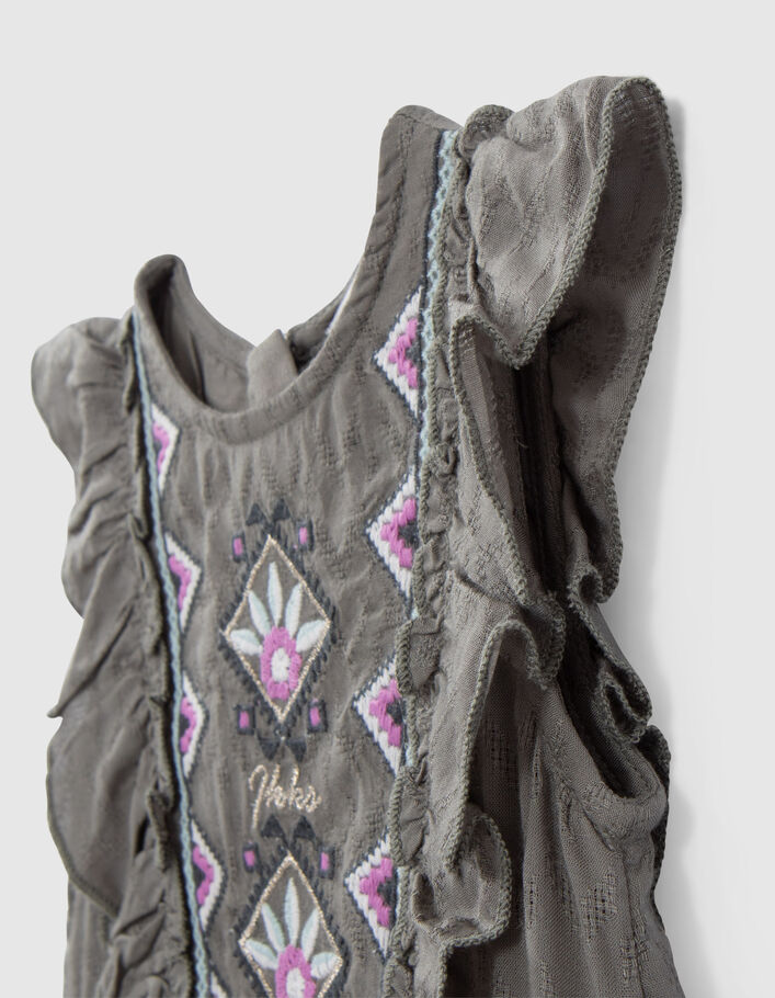 Kleid aus LENZING™ ECOVERO™ mit Jacquard für Babymädchen - IKKS