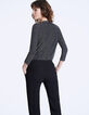 Combinaison pantalon bi-matière femme-3