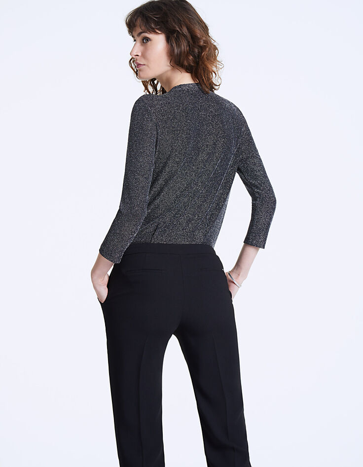 Combinaison pantalon bi-matière femme-3