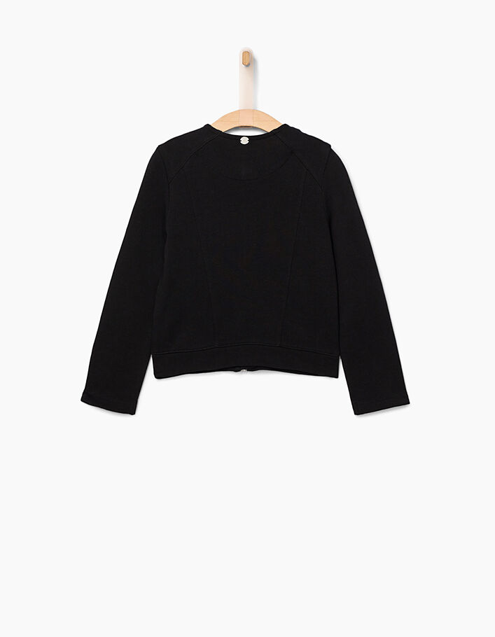 Petite Cardigan En Maille Tricot Noire À Boutons | Petite | PLT FR