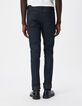 Jean SLIM marine Denim Homme-4