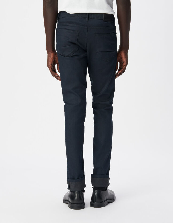 Jean SLIM marine Denim Homme-4