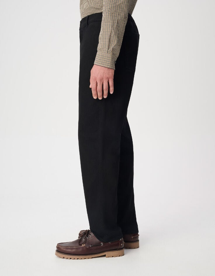 Jean jogg noir taille &eacute;lastiqu&eacute;e Harold Homme-4