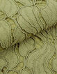 Robe longue verte dentelle d&eacute;coupes c&ocirc;t&eacute;s Femme-8
