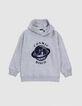 Sweat gris visuel lenticulaire cosmic-disco gar&ccedil;on-1