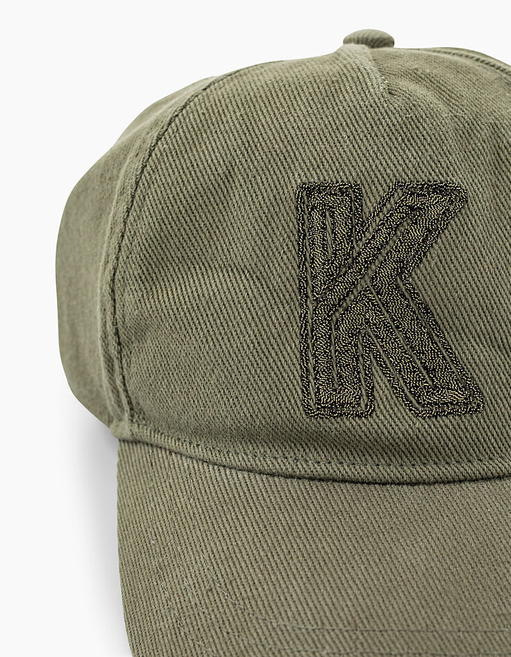 Girls’ bronze embroidered K patch cap-2 Girls’ bronze embroidered K patch cap-2