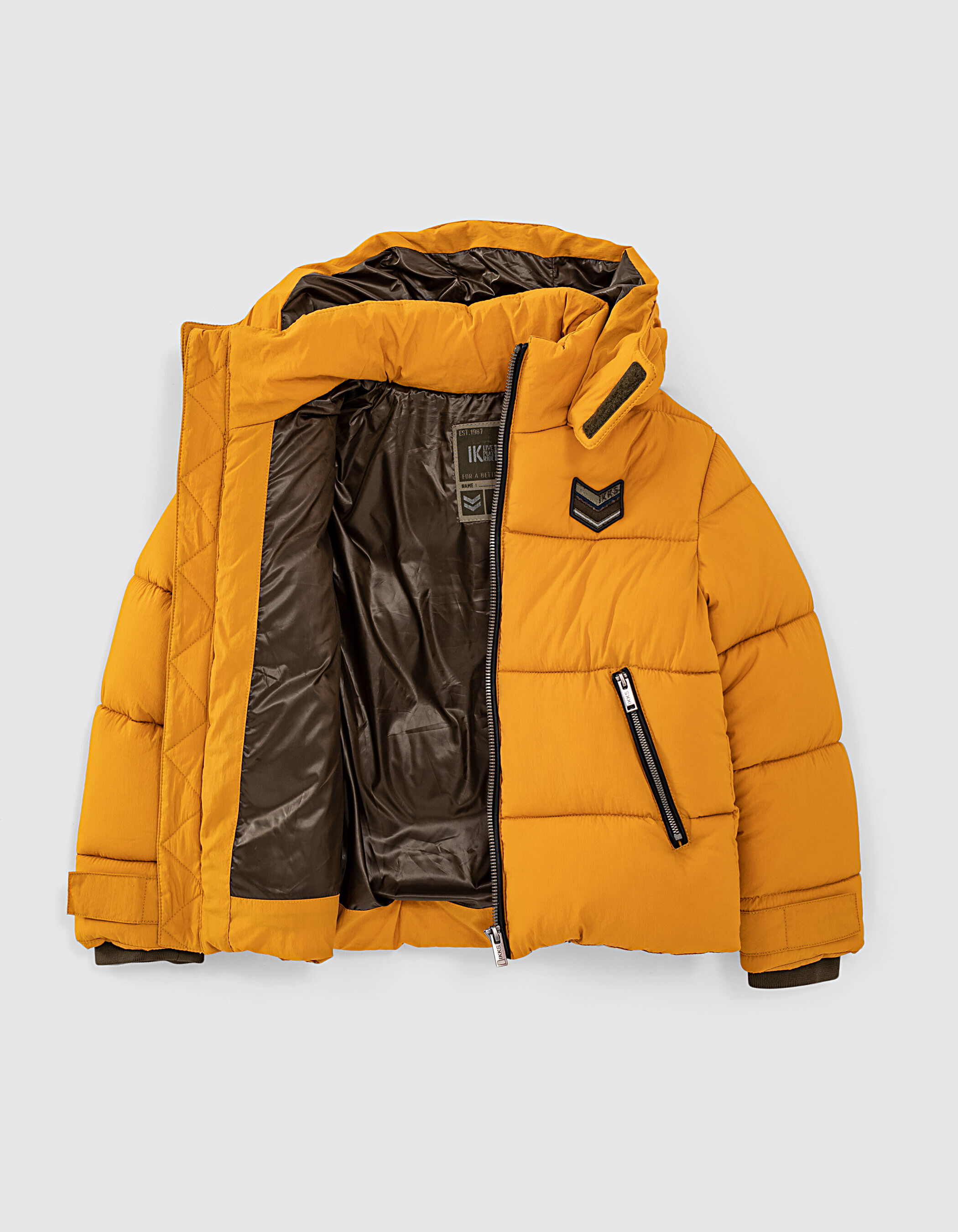 Ochre padded jacket clearance