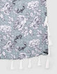 Mandelgrüner Damenschal mit Vintage-Blumenprint-3
