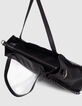 The Working Bag, Damencabastasche aus Leder, Schwarz-3