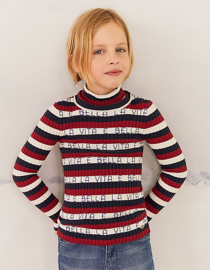 Gestreepte trui voor meisjes - IKKS