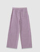 Pantal&oacute;n parma estampado seersucker rayas para ni&ntilde;a-3