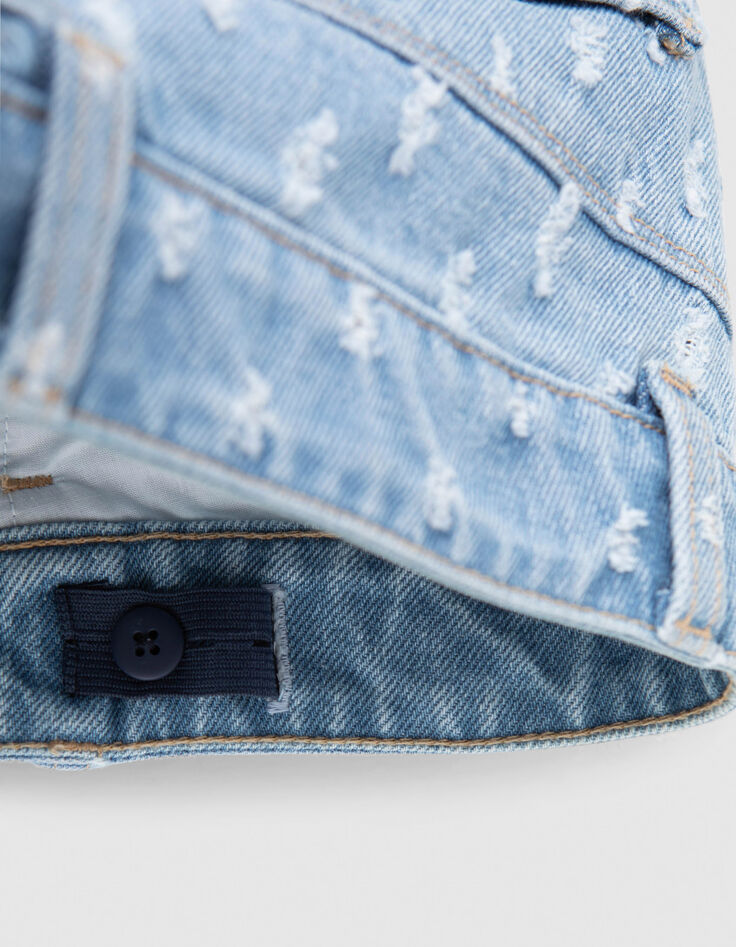 MOM blauwe allover meisjesjeans-6