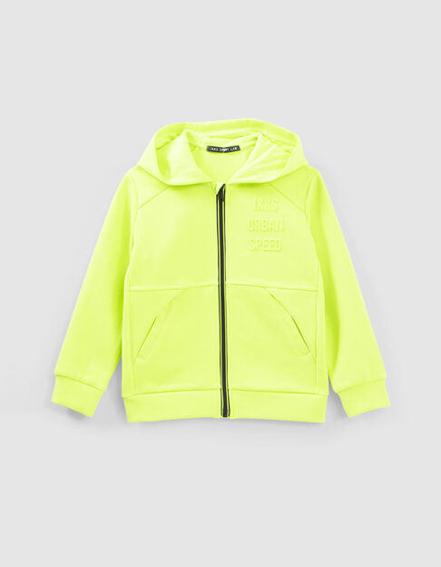 Cardigan vert fluo garçon - IKKS