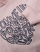 Sweat à capuche rose message brodé forme coeur fille-7