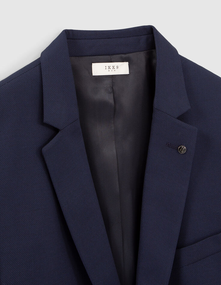 Men's indigo suit jacket-4