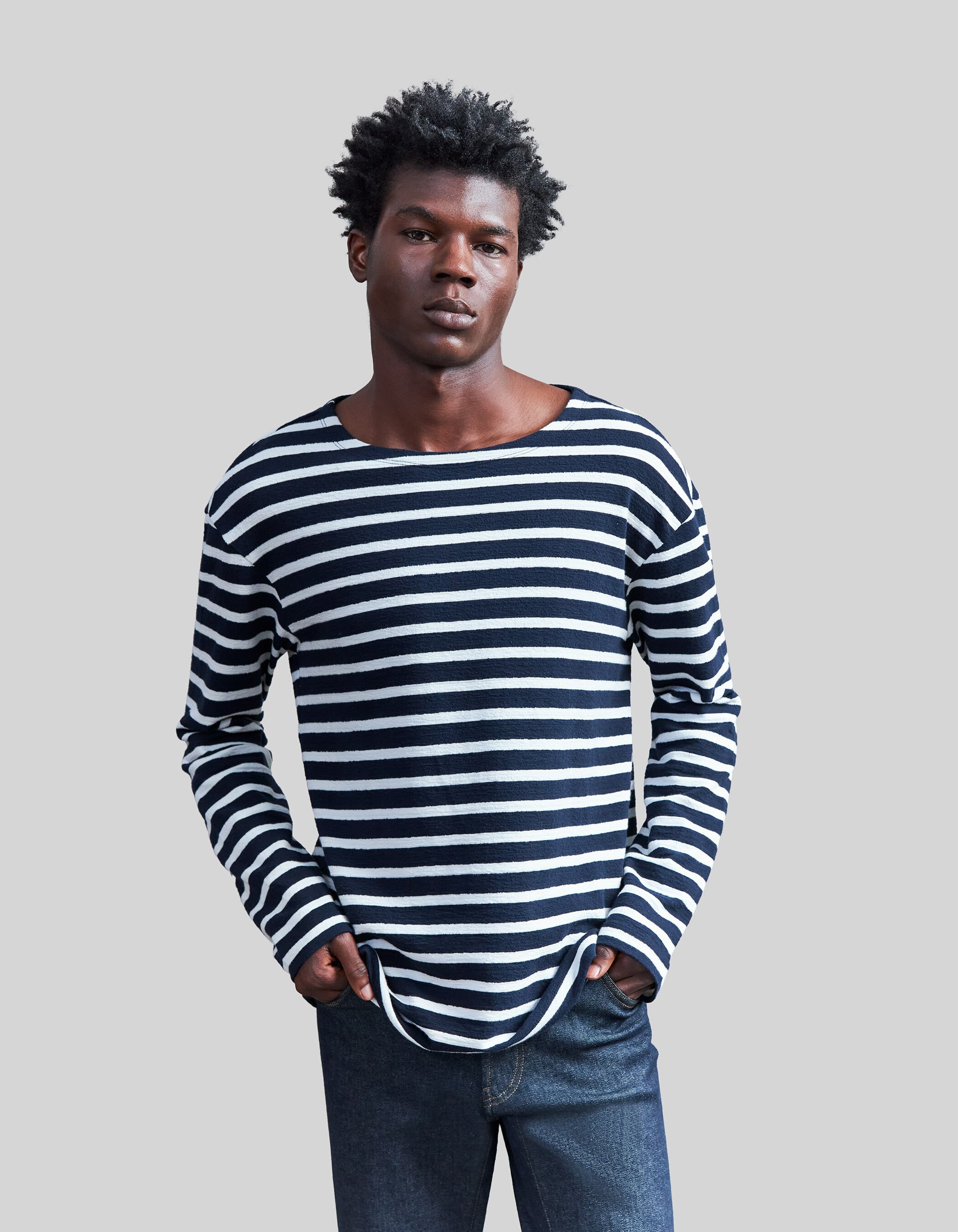 Marinière t shirt homme discount