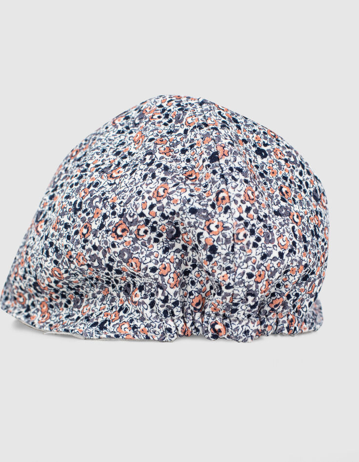 Casquette écrue Ecovero® imprimé micro-fleurs bébé fille -5 Casquette écrue Ecovero® imprimé micro-fleurs bébé fille -5