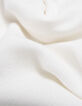 Robe écrue jacquard plastron brodé fille-9