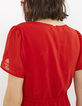 Robe longue flamme brod&eacute;e fleurs I.Code-5