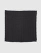 Marineblauer Damenschal mit IKKS-Jacquardmonogramm -2