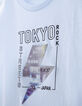T-shirt bleu motif éclair lenticulaire garçon-4