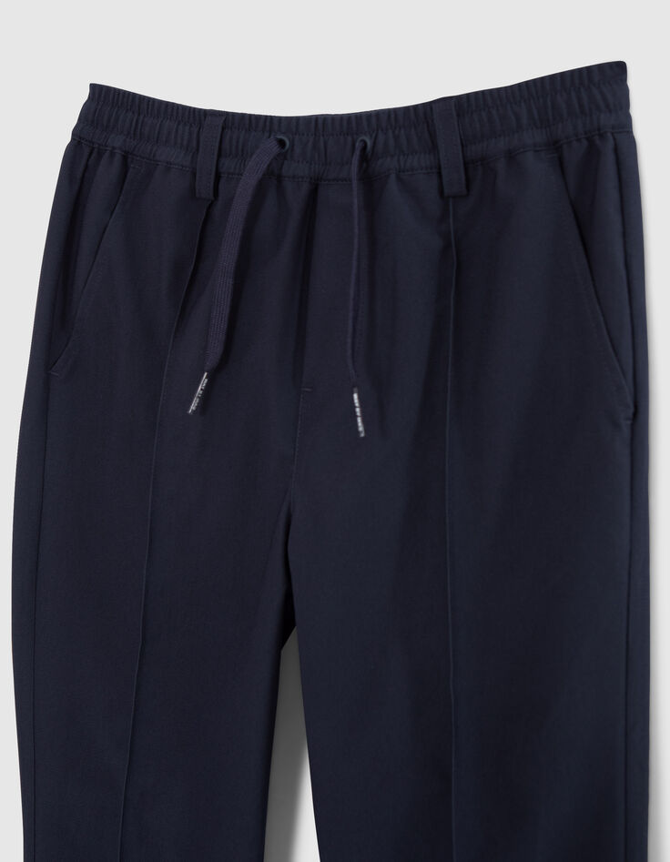 Pantalon JOGGER marine léger garçon-4