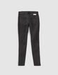 Vaqueros skinny black used con franjas joya niña-3
