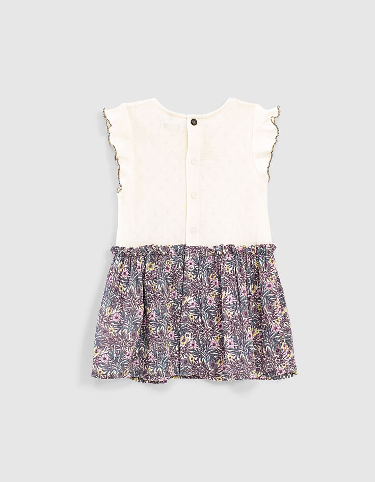 Babymädchen-Mix-and-Match-Kleid, Ecovero®, Pflanzen-Print-3 Babymädchen-Mix-and-Match-Kleid, Ecovero®, Pflanzen-Print-3