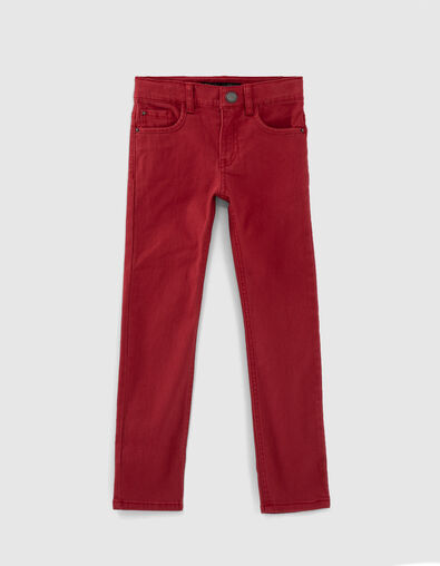 Mittelrote Slim-Jungenjeans  - IKKS