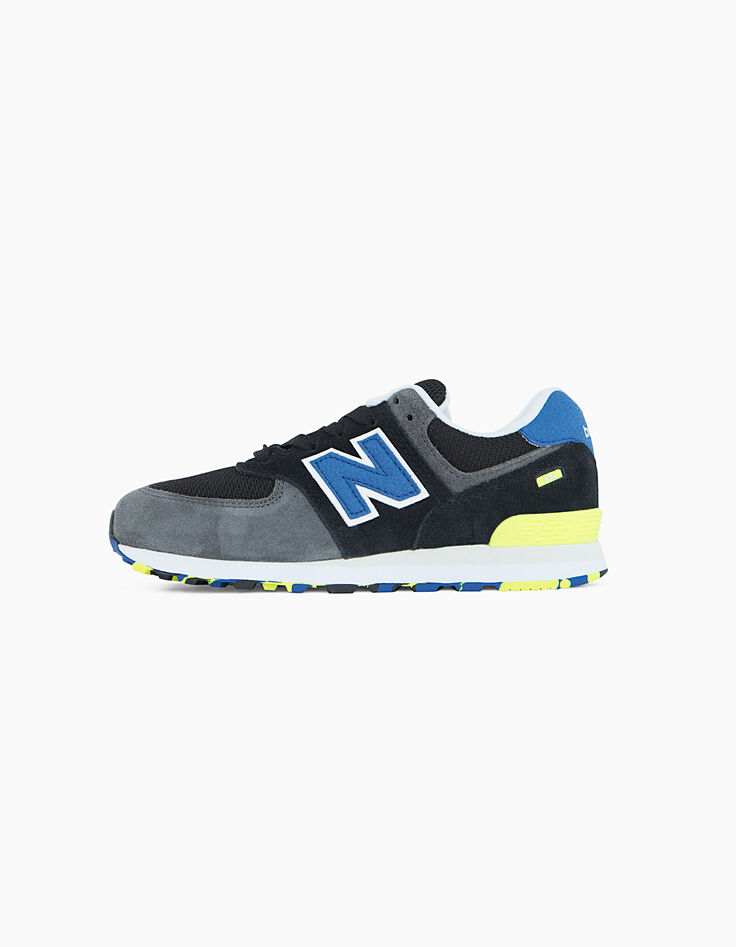Baskets NEW BALANCE® noires à lacet garçon-1