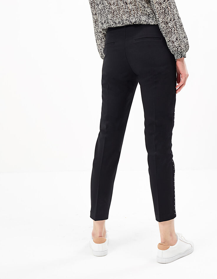 Pantalon de costume noir à clous I.Code-3