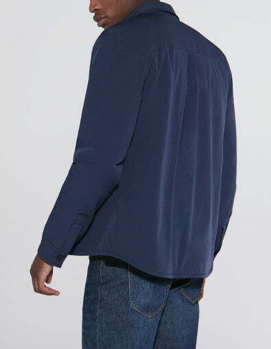 Men&rsquo;s navy nylon THERMOLITE&reg; jacket - IKKS
