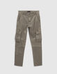 Pantalón battle caqui niño-1
