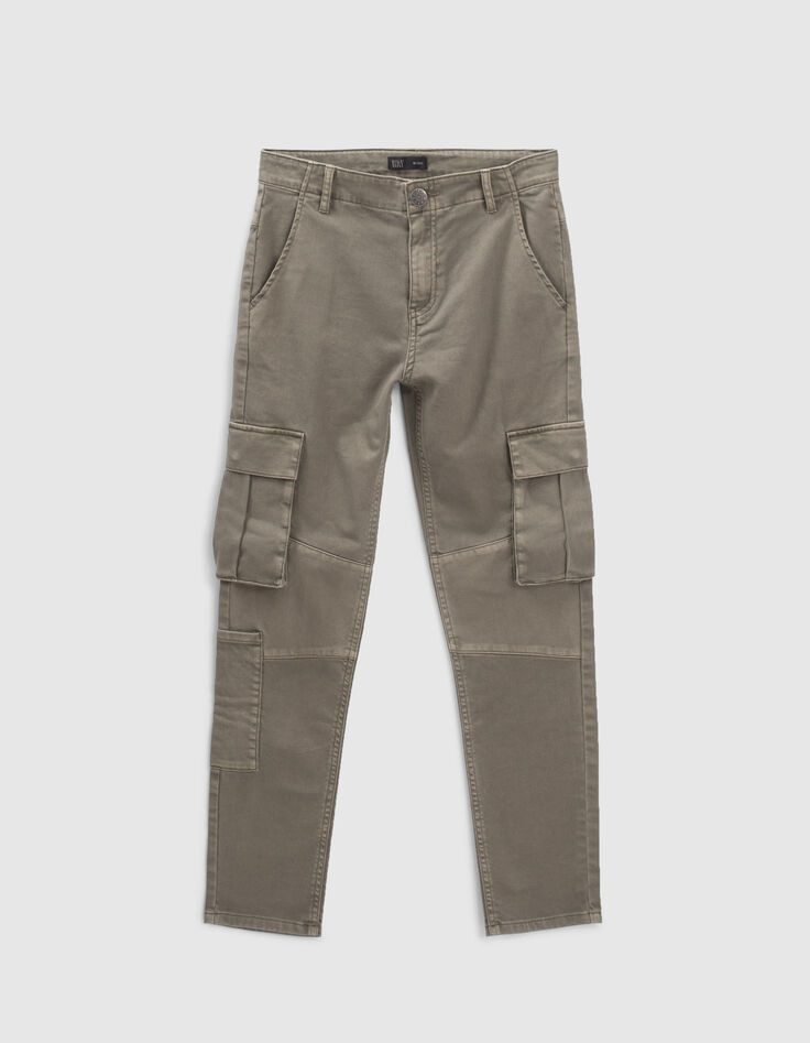 Pantalón battle caqui niño-1