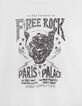 Camiseta blanca oversize visual panther de mujer-5