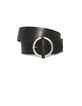 Ceinture cuir noir femme-1