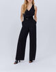 Combinaison pantalon noire dos-nu Femme-1
