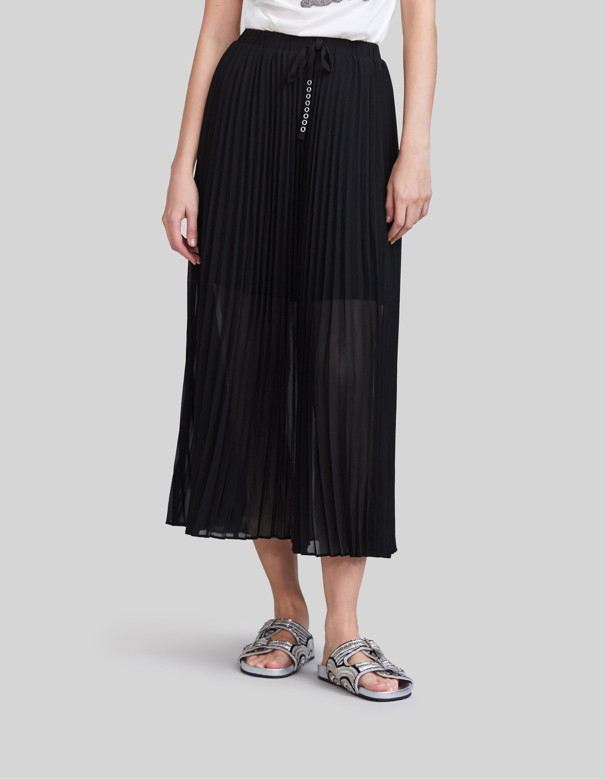 Jupe plissée longue ikks clearance
