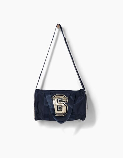 Sac bowling navy avec n°6 sequins dorés fille - IKKS