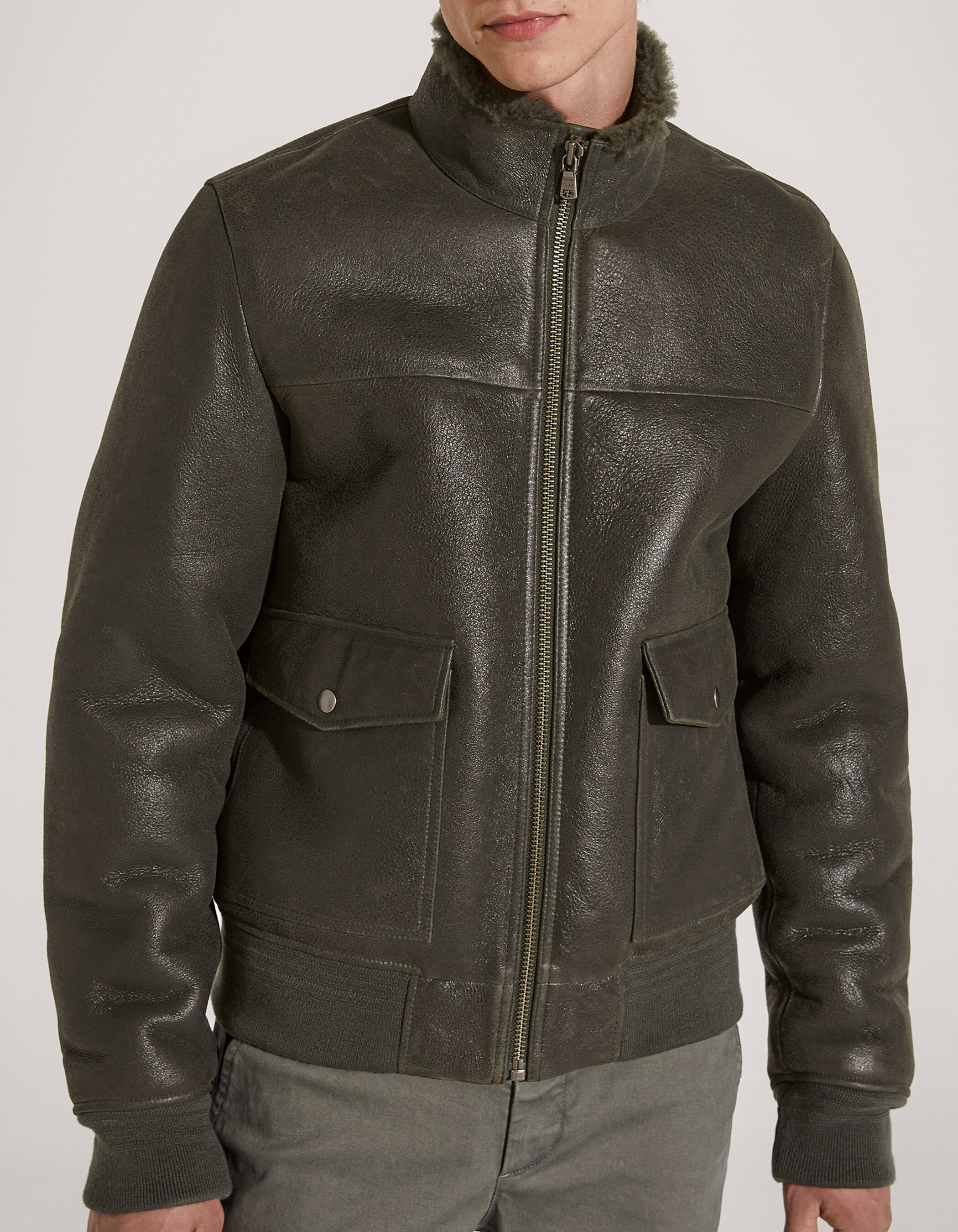 Cuir aviateur homme deals