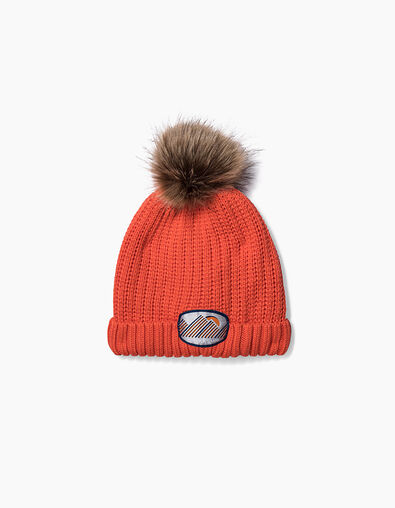 Baby boys’ orange beanie  - IKKS