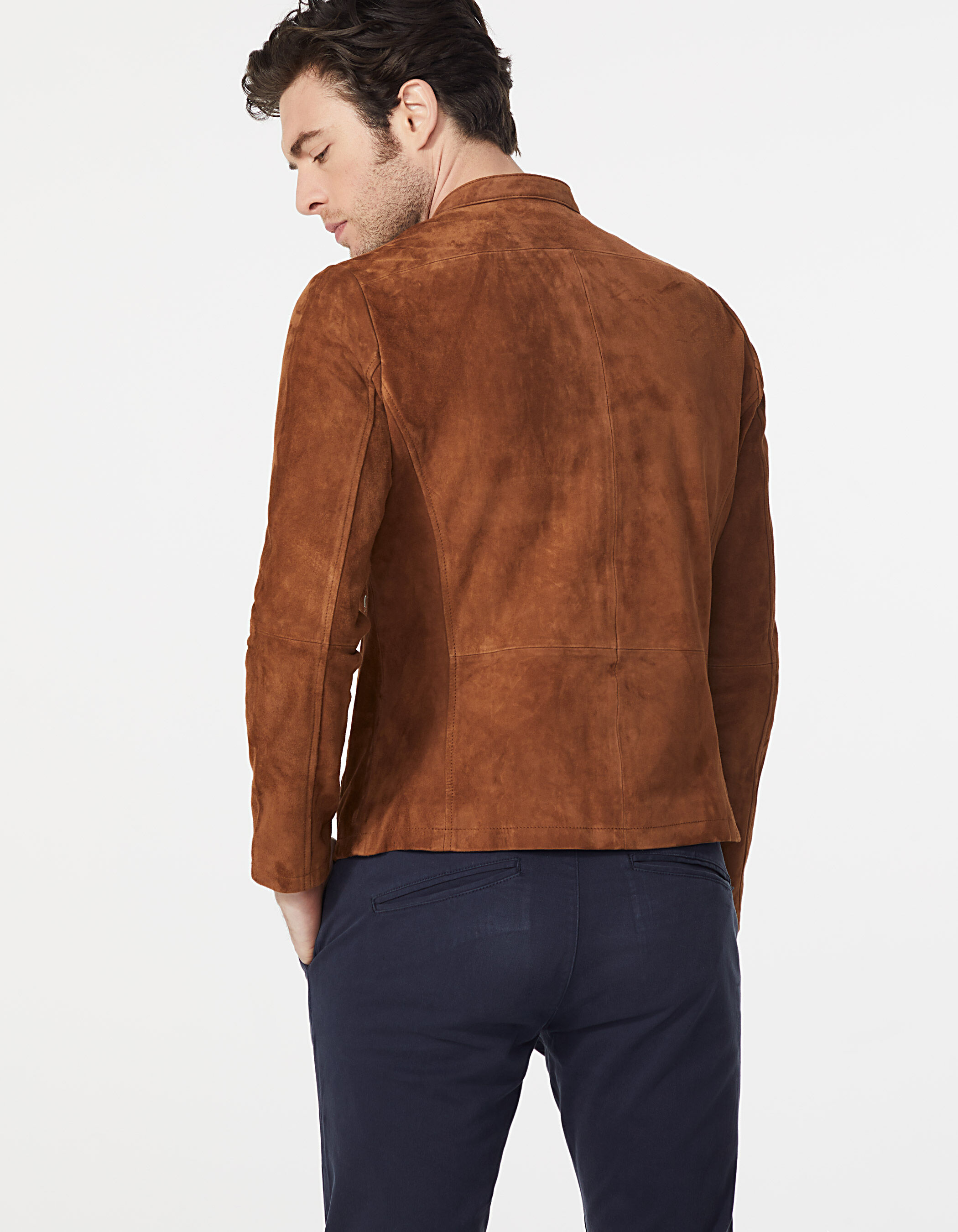 Blouson cuir velours homme deals