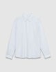 Chemise regular ciel voile de coton bio Homme-6