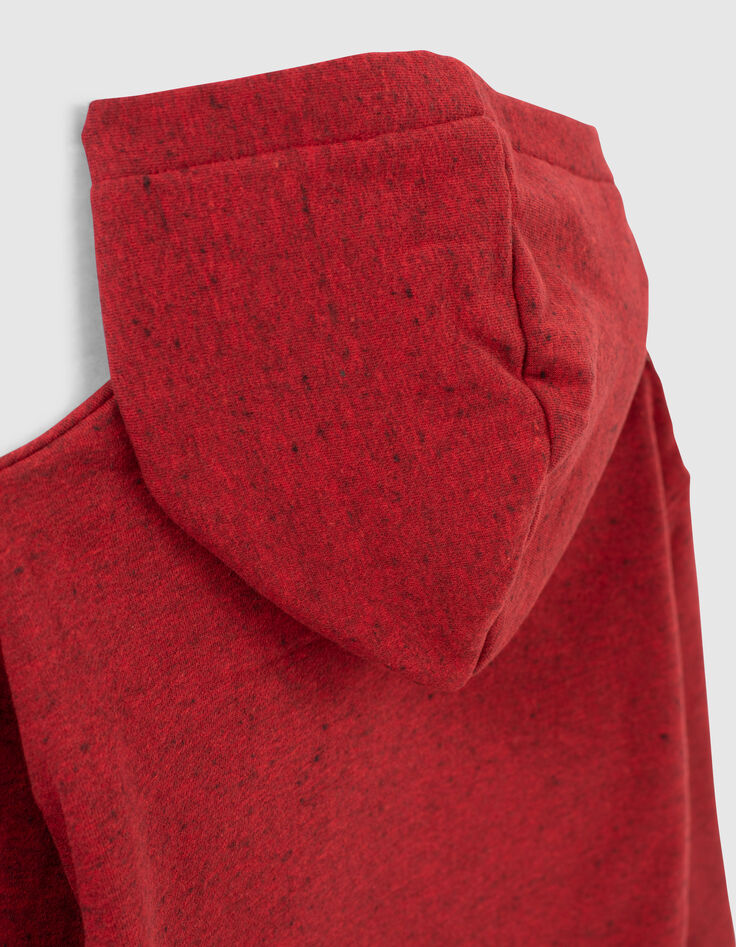 Boys’ red flag patchwork hoodie-5