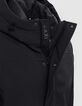 Zwarte pufferjas graniet nylon WATERPROOF BREATHABLE Heren-4