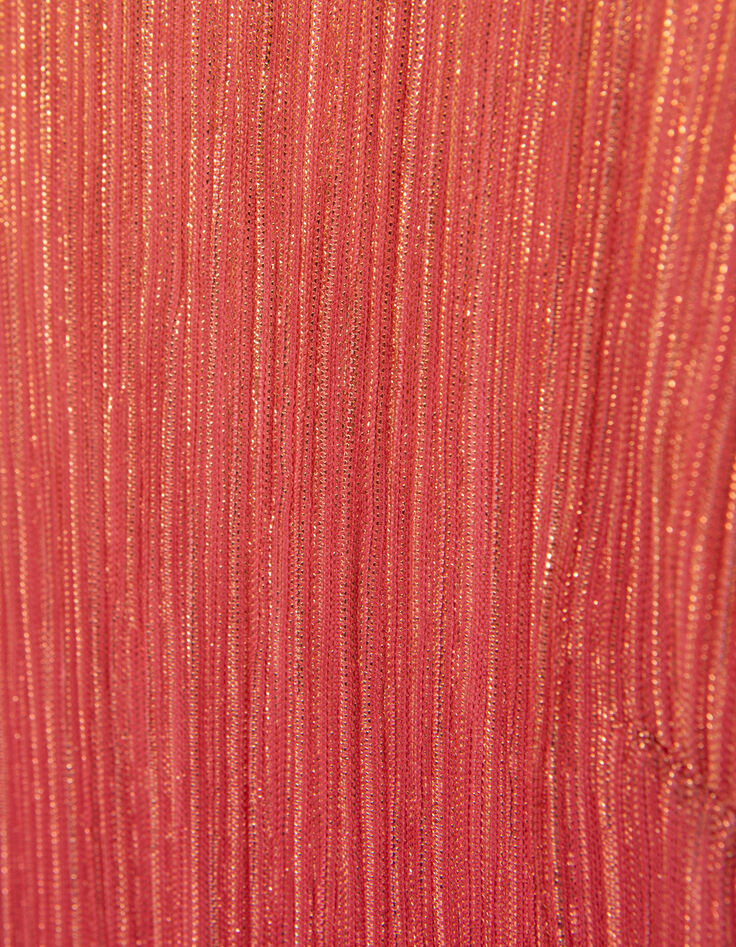 Robe longue mandarine métallisé effet deep dye Femme IKKS