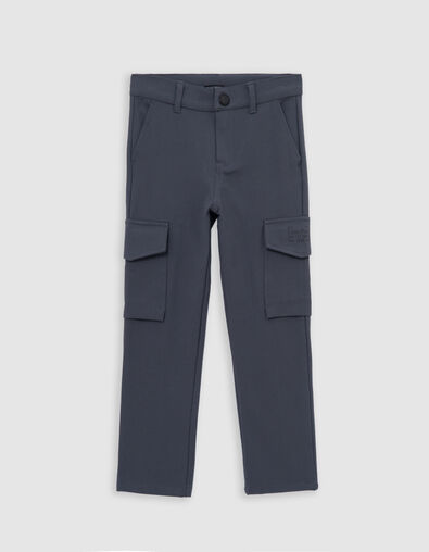 Grey CHINO battle pants for boys - IKKS