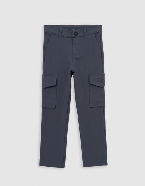 Grey CHINO battle pants for boys - IKKS