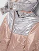 Doudoune rose pâle broderies étoiles et éclairs fille-5