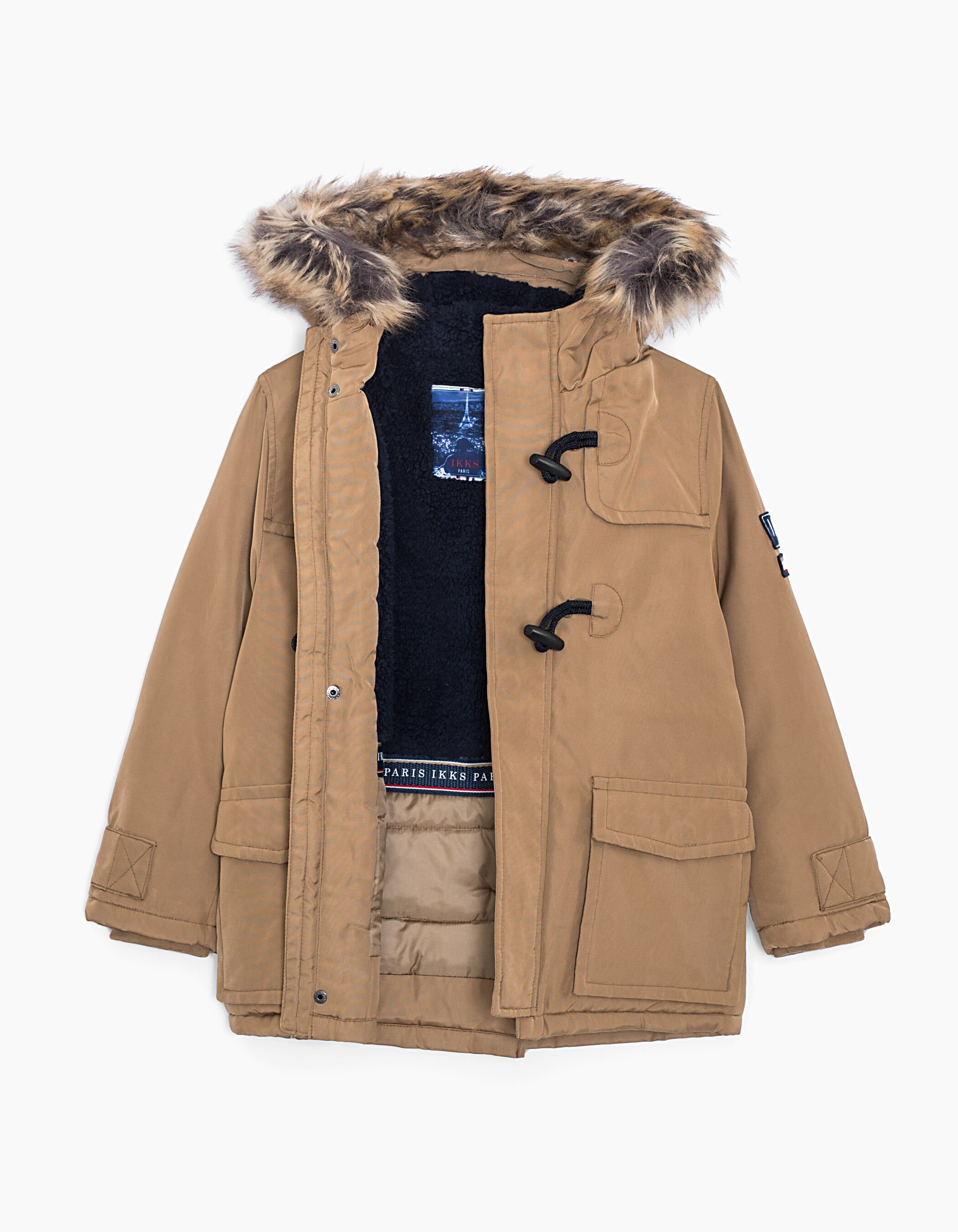 Parka camel garcon outlet